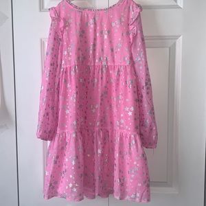 Girls Fabkids Shimmer Star Dress